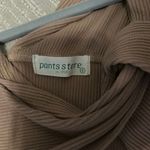 The Pants Store Tan Cut Out Midi Dress Photo 3