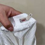 Faherty  Women's Ruffle Hem Midi Skirt white size medium Photo 5