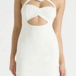 Runaway by Rozalia The Flower Mini Dress in White‎ Size M NWT White Size M Photo 0