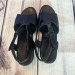 SAS Tripad Comfort Suntimer Sandals Black Patent Croc Slingback Strap Sz 9.5 Photo 3