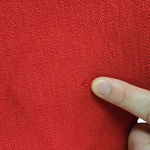 50s Vintage Red Open Front Double Breasted Blazer Pencil Skirt Wool Set Size 2 Photo 8