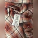 Beach Lunch Lounge Women’s Plaid Button Up Shirt size L Photo 3