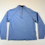Brookmore Women's Blue 1/4 Zip Up Cashmere Sweater Pullover Size L Size L Photo 0