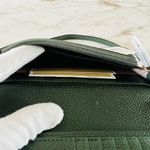 Michael Kors  Mott Moss Green Leather Phone Crossbody Bag Photo 6