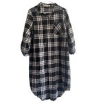 Madison + Hudson Long Adjustable Sleeve Funnel Dress‎ Size L Black Size L Photo 8
