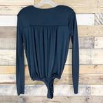 Free People  Turnt Bodysuit in Black Size Small Long Sleeve Revolve Photo 7