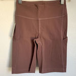 Outdoor Voices NWT Zoom 8" Biker Shorts in Deep Taupe Photo 1