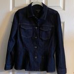 Ann Taylor  Dark Blue Jean Jacket Photo 0