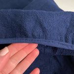 Vintage L.L. Bean outdoors Adult navy soft fleece quarter zip jacket medium Blue Photo 7