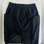 Jennifer Lopez Black Knee-Length Pencil Skirt Size 8 Photo 2