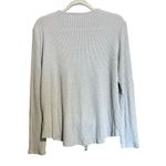 Saturday Sunday Anthropologie Top Womens Large Beige Ribbed Knot Front Blouse Photo 4