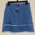 0² Denim O2 Denim medium denim raw hem mini skirt pre owned Photo 7