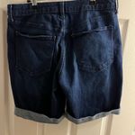 Old Navy  wow high rise Blue Jean Shorts Cuffed Hem Mid-Length Photo 2