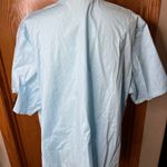 Bob Mackie wearable art Light Blue Embroidered Short Sleeve Shirt size 3x Photo 7