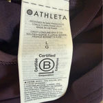 Athleta NEW  Cinch Longline Sports Bra Deep Purple D-DD | L Photo 4