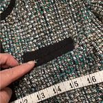 Daisy Fuentes collarless tweed blazer. Size Large Photo 12