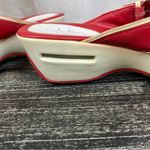 Cole Haan  Nike Sole Red & Ivory Leather Sandal Shoes 8 Photo 4