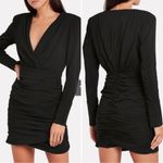 Revolve Ronny Kobo Mariana Long Sleeve Mini Dress Black Size XS Photo 1