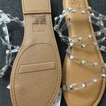 Time & Tru Clear Studded Sandals  Photo 1
