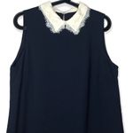 Nanette Lepore  Lace Collar Shift Dress Size 10 Photo 2