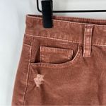 American Eagle  Size 2 Stretch‎ Corduroy Distressed Cutoff High Rise Mini Skirt Photo 2
