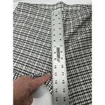 Michael Kors Womans  Pullon Dress Pants XL Black White Checkered Photo 6