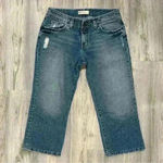 BKE  Buckle Women's Wendi Jeans Capris Cropped Distressed Denim Medium Size 29 Photo 0
