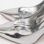 Jeffrey Campbell Trixy Pointed Toe Pump In Silver Metallic Photo 6