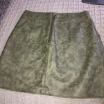 LF Mint Vanilla Leather Skirt Photo 1