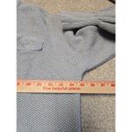 LUNYA Cozy Organic Cotton Blend Pocket Henley Sweater Women's L/XL Baby Blue Size undefined Photo 7