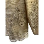 Massini Nina gold embellished jacket / blazer sz 12 Photo 2