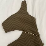 Red Carter  Asymmetric Maillot One Shoulder Cut Out One Piece Swimsuit Photo 5