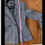 Love Tree Houndstooth Black and White Jacket M Photo 5