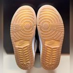 Nike White and Metallic Gold Air Jordan 1 Retro Sneakers Photo 5