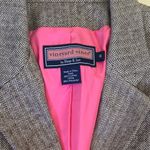 Vineyard Vines Gray Herringbone Blazer with Pink Accent size 6 Photo 1