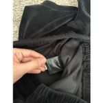 Gianni Bini giannai bini wide leg crop pants velour velvet pull on elastic waistband black S Photo 7