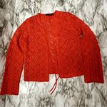 The Limited  Y2K Sz M Wool Blend Shrug Rusty Orange Boho Witchy Fairycore Softy Photo 0