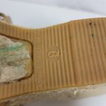 Self Esteem  Womens Sandals Size 9 Brown Cork Strap Slingback Wedge Heels Photo 9