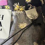 Scotch & Soda NWT Size L Black Yellow Floral Draped Blazer Belted Garden Girl Photo 8