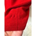 Neiman Marcus NWT  the cashmere collection red crewneck sweater dress XL Photo 11