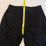 Arizona Jeans Arizona Jean Co Black Very Distressed Hi Rise Jegging Jeans Size 7 Long Juniors Photo 9