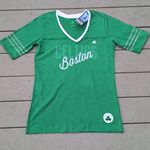 Adidas NWT Boston Celtics Shirt | Women's V-Neck Celtics Top Photo 5