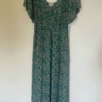 Luxology green floral long maxi dress NWT Photo 0