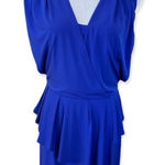 Laundry by Shelli Segal Womens  Blue Peplum Dress - Sz 8 Photo 0