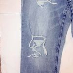 Maurice's Edgely Maurice’s High Rise Mom Button Fly Distressed Jeans Women’s 12‎ Short Photo 4