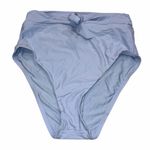 Antonio Melani NEW  High Waist Bow Tie Thistle Blue Bikini Bottoms size Small Photo 2