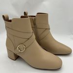 Coach  Women's Nadia Ankle Bootie Tan Beechwood Leather Size 7.5B Photo 1