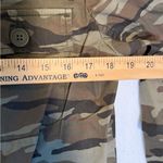 Caslon  Women's Embroidered Olive Green‎ Camo button up collared jacket size SM Photo 6