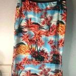 Central Park West  Hawaiian stretchy skirt sz M Photo 1