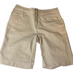 D&CO. Women’s Jean Style Bermuda Shorts Tan‎ Size 12 Inseam 10” Tan Photo 0